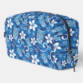TROUSSE DE TOILETTE LUAU TIKI PATTERN (BRIGHT BLUE) DOPP KIT (Coin droit)