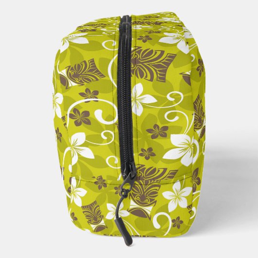 TROUSSE DE TOILETTE LUAU TIKI PATTERN (CHARCOAL) DOPP KIT (Droite)