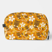 TROUSSE DE TOILETTE LUAU TIKI PATTERN (ORANGE) DOPP KIT (Recto)