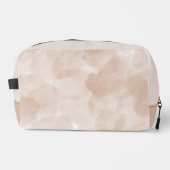 Trousse De Toilette Lumière Abstraite Brown et Tan (Recto)