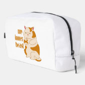 Trousse De Toilette Ma bête intérieure fainéante citation de motivatio (Coin droit)