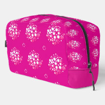 Magenta Minimal Dot Pattern Design