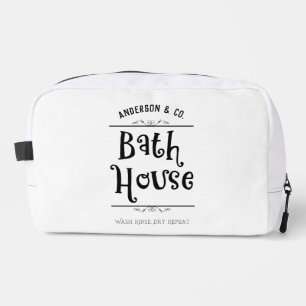 Trousse De Toilette Maison de Bain Personnalisée Lavabo Laver Rincer S