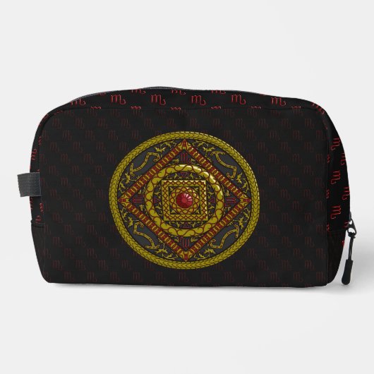 Trousse De Toilette Mandala du Scorpion (Recto)