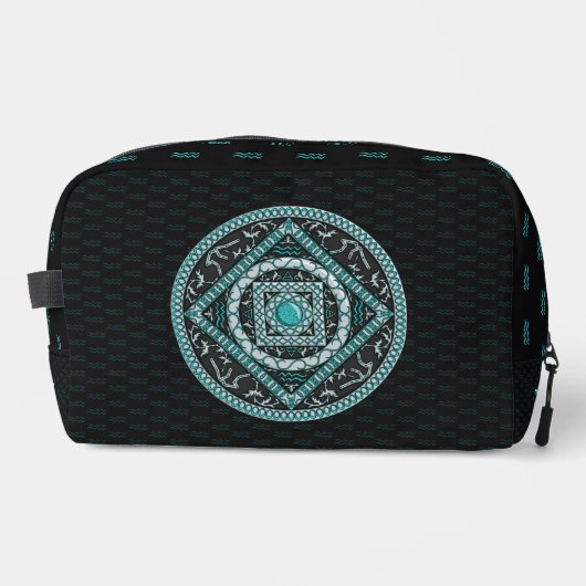 Trousse De Toilette Mandala du Verseau (Recto)