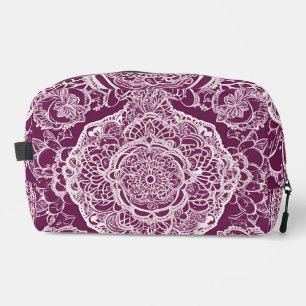 Trousse De Toilette Mandala violet art IA