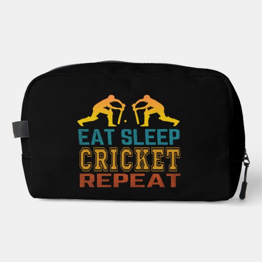 Trousse De Toilette Manger Dormir Cricket Répéter (Recto)