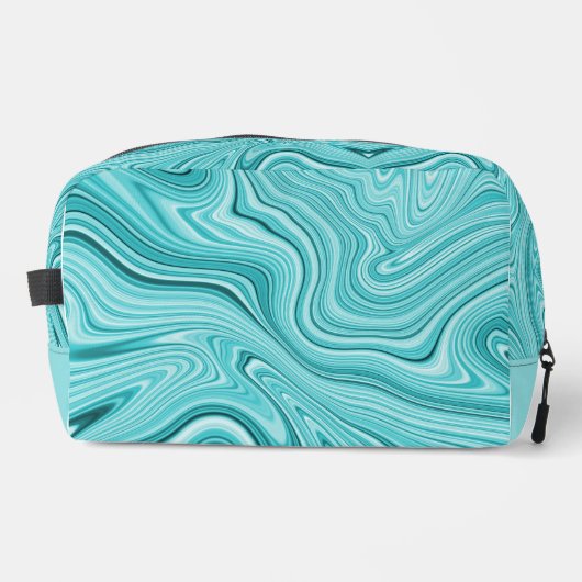 Trousse De Toilette Marbre turquoise moderne (Recto)