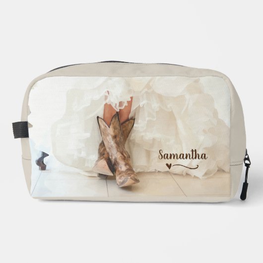 Trousse De Toilette Mariée en bottes (Recto)