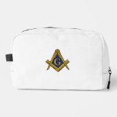 Trousse De Toilette Masonic Freemasons Masonry Oes Carré et Compass (Recto)