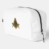 Trousse De Toilette Masonic Freemasons Masonry Oes Carré et Compass (Coin droit)