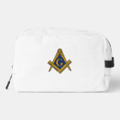 Trousse De Toilette Masonic Freemasons Masonry Oes Carré et Compass (Verso)