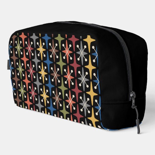 Trousse De Toilette Mid Century Modern Starburst Pattern (Coin droit)
