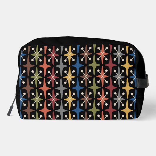 Trousse De Toilette Mid Century Modern Starburst Pattern (Verso)