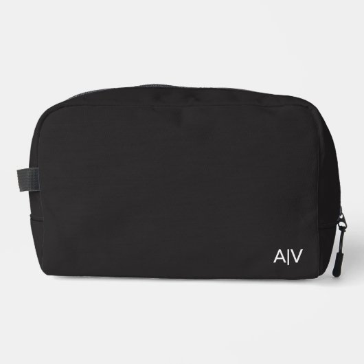 Trousse De Toilette Minimalist Black Monogram (Recto)