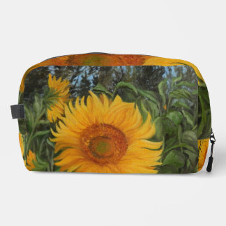 Trousse De Toilette Mochila para deporte con un girasol gigante