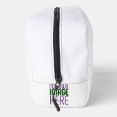 TROUSSE DE TOILETTE MODÈLE DE TEXTE D'IMAGE BLANCHE SIMPLE MODERNE (Droite)