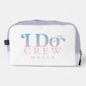 Trousse De Toilette Modern I Do Crew Pastel Gradient Bridesmaid (Recto)