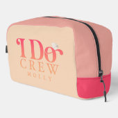 Trousse De Toilette Modern I Do Crew Sunset Gradient Bridesmaid (Coin droit)