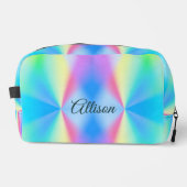 Trousse De Toilette Moderne irisé pastel couleur arc-en-ciel (Recto)