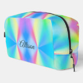 Trousse De Toilette Moderne irisé pastel couleur arc-en-ciel (Coin droit)