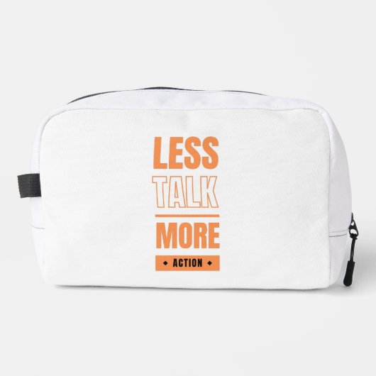 Trousse De Toilette moins de discours, plus d'action (Recto)
