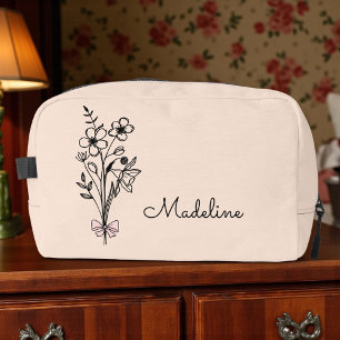 Trousse De Toilette Mois de naissance personnalisé - Pêche à la lumièr