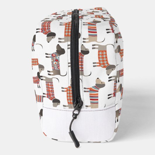 Trousse De Toilette Monogram Dachshund Wiener Sausage Chien Personnali (Droite)