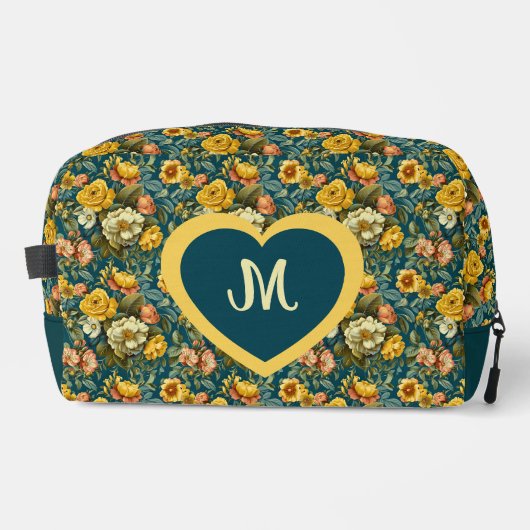 Trousse De Toilette Monogramed Yellow Roses  (Recto)