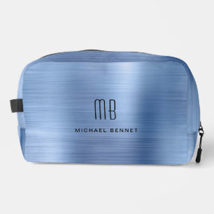 Trousse De Toilette Monogramme bleu moderne