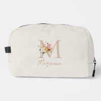 Monogramme de bouquet floral moderne