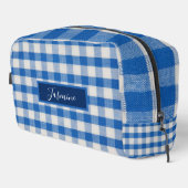 Trousse De Toilette monogramme de nom personnalisé (Coin droit)