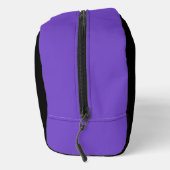 Trousse De Toilette Monogramme de script violet noir (Droite)