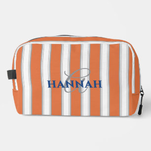 Trousse De Toilette Monogramme en bande de Cabana en orange