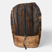 Trousse De Toilette Monogramme en bois rustique (Droite)