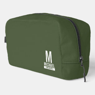 Trousse De Toilette Monogramme et nom du Groomsman personnalisé