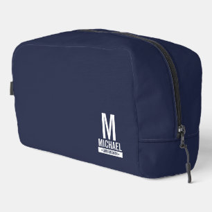 Trousse De Toilette Monogramme et nom du Groomsman personnalisé