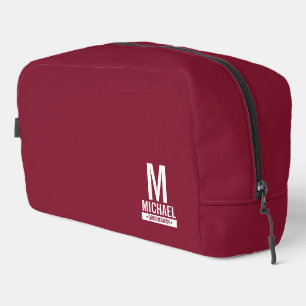 Trousse De Toilette Monogramme et nom du Groomsman personnalisé