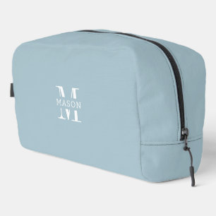 Trousse De Toilette Monogramme minimaliste personnalisé