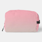 Trousse De Toilette Monogramme Moderne Chic Pink Pastel Ombre (Verso)