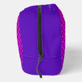 Trousse De Toilette Monogramme moderne de sirène à dégradé violet (Droite)