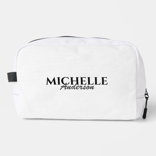Trousse De Toilette Monogramme moderne simple (Recto)