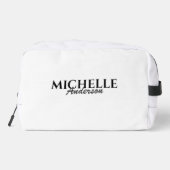Trousse De Toilette Monogramme moderne simple (Verso)