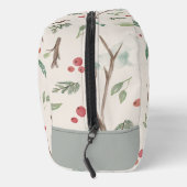 Trousse De Toilette Monogramme Motif de baies botaniques simples (Droite)