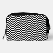 Trousse De Toilette Monogramme Noir Blanc Wavy Stripes Psychedélique (Verso)