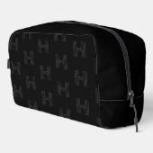 Trousse De Toilette Monogramme noir Motif, Monogrammes modernes (Coin droit)