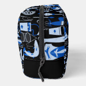 Trousse De Toilette Monogrammé Parti Pêcher Bleu   (Droite)