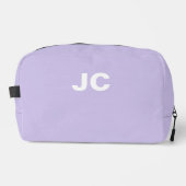Trousse De Toilette Monogramme pourpre Voyage moderne minimal (Recto)