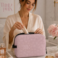 Monogramme Rose Minimal Moderne Pensez Rose
