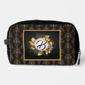 Trousse De Toilette Monogrammed Black Art Deco Pearl (Recto)